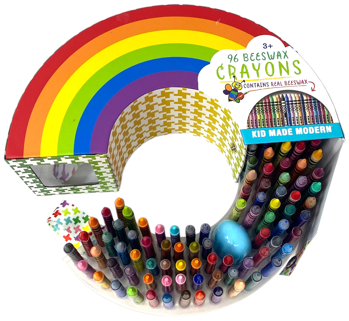 96 Count Crayons in Rainbow Storage Case