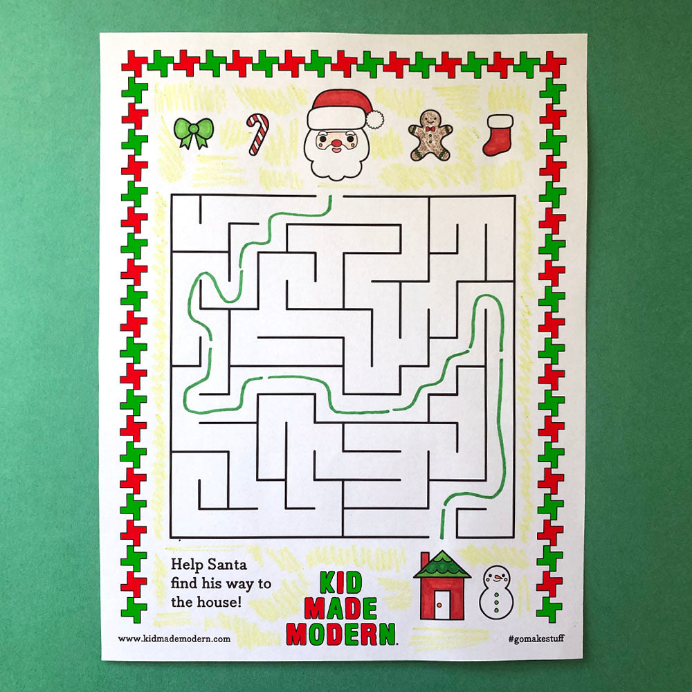 Free Christmas Maze Printable