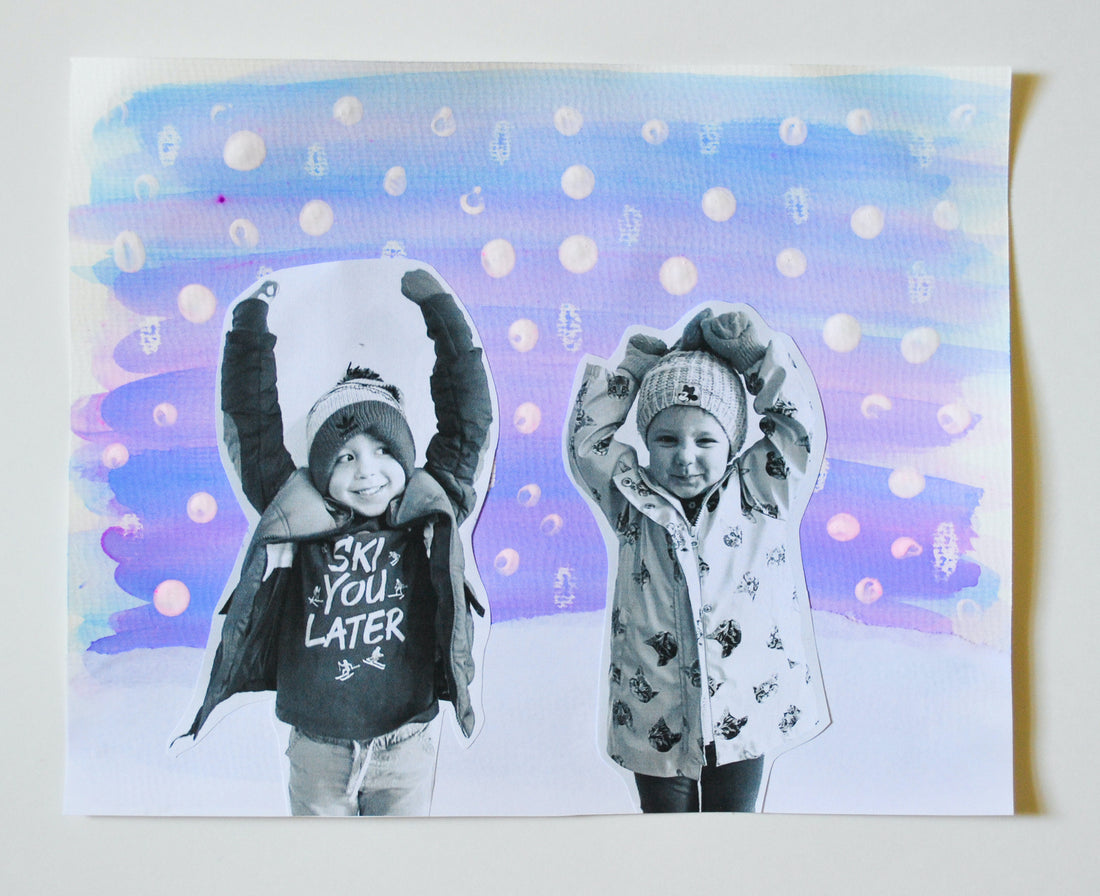 Diy Winter Watercolor Art