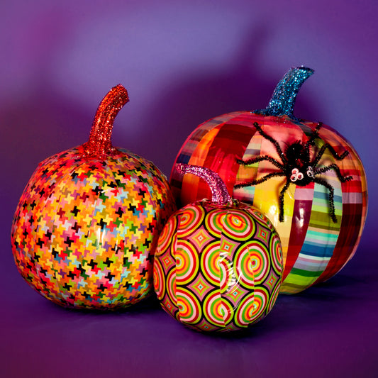 Duct Tape Pumpkins