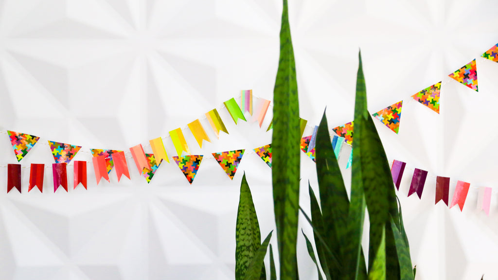 Duct Tape Garland DIY Craft for Kids 