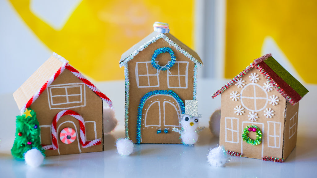 Cardboard Gingerbread House DIY