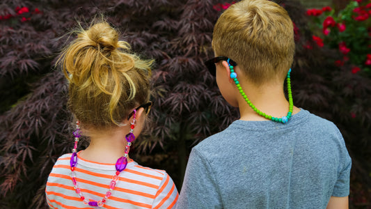 DIY Beaded Sunglasses Lanyard Craft for Kids