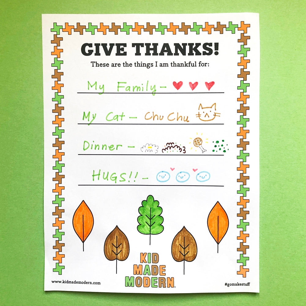 Give Thanks Free Printable