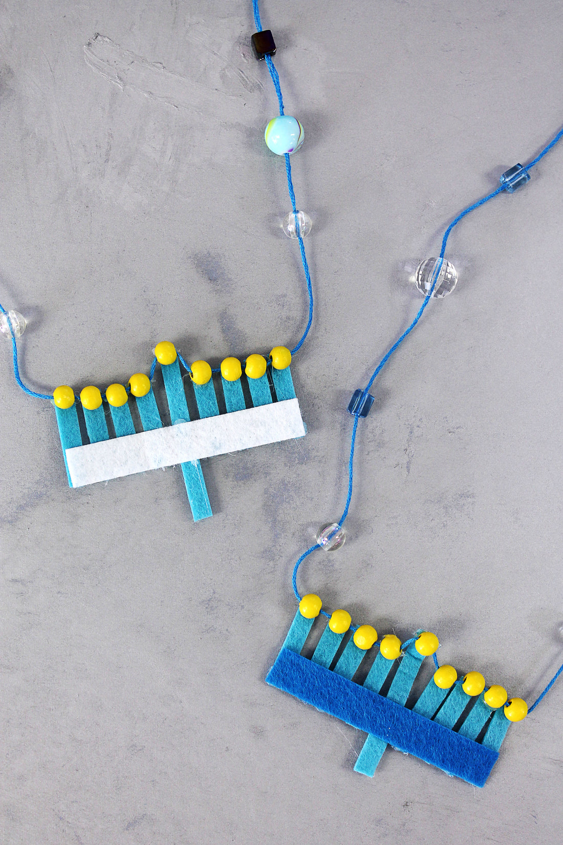 Diy Hanukkah Menorah Necklace