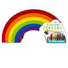 96 Count Crayons in Rainbow Storage Case