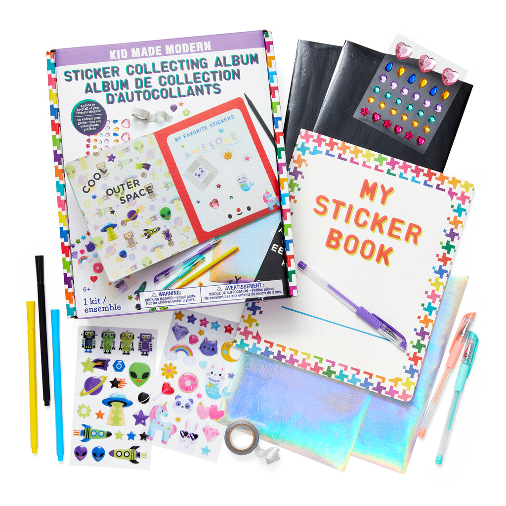 Kid Made Modern Sticker Collecting Album Product Photo