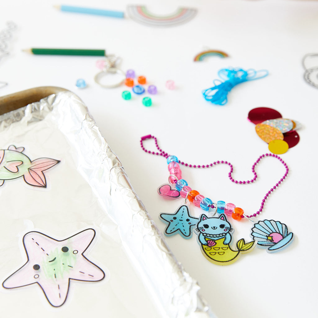 Kid Made Modern Under the Sea Shrink Art Jewelry Kit
