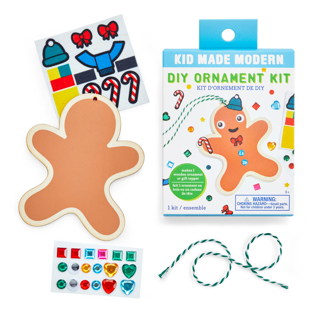 DIY Gingerbread Man Wooden Ornament Kits