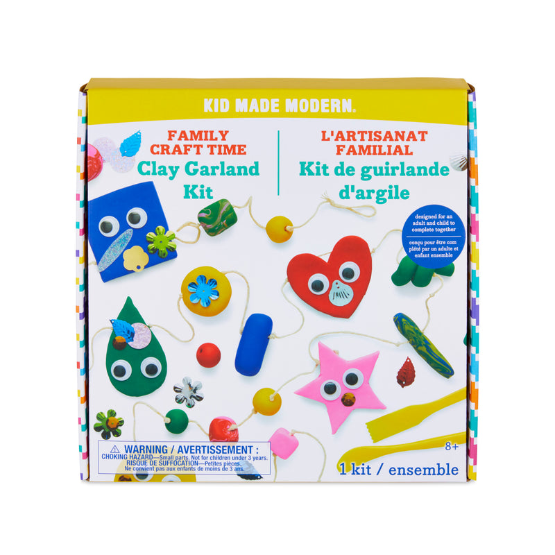 Kid Made Modern FAMILY CRAFT TIME: Clay Garland Kit Product Photo